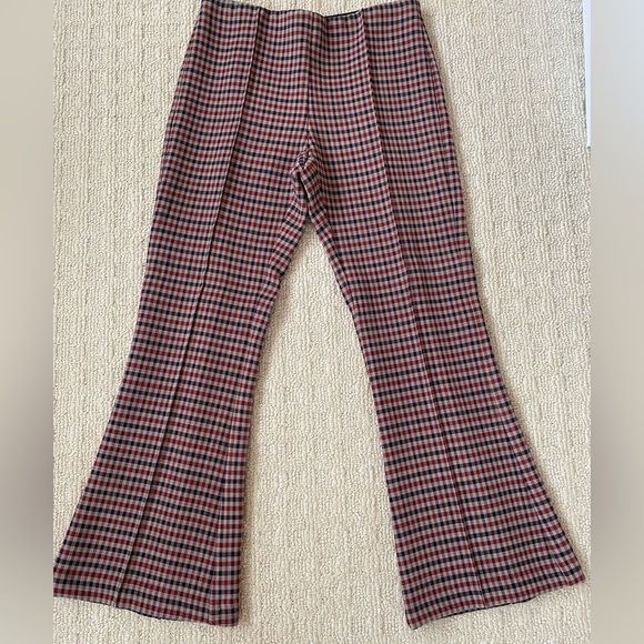Smythe new with tags pull on cropped check pants - size XS - Picture 13 of 14